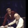 Actors (L-R) Roy Poole and Patrick Magee in a scene from the Broadway play "Scratch." (New York)
