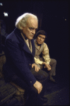 Actors (L-R) Patrick Magee and Will McKenzie in a scene from the Broadway play "Scratch." (New York)