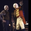 Actors (L-R) Milo O'Shea and Jason Robards in a scene from the Broadway production of the play "A Touch of the Poet" (New York)