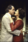 Actors Robert Klein and Jane Alexander in a scene from the Lincoln Center Theater production of the play "The Sisters Rosensweig" (New York)