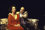 Actors Robert Klein and Jane Alexander in a scene from the Lincoln Center Theater production of the play "The Sisters Rosensweig" (New York)
