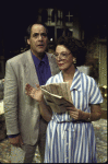 Actors Robert Klein and Jane Alexander in a scene from the Lincoln Center Theater production of the play "The Sisters Rosensweig" (New York)