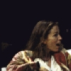 Actors Frances McDormand and John Vickery in a scene from the Lincoln Center Theater production of the play "The Sisters Rosensweig" (New York)
