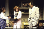 Actors (L-R) Julie Dretzin, Madeline Kahn and Robert Klein in a scene from the Lincoln Center Theater production of the play "The Sisters Rosensweig" (New York)