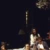Actors (L-R) Frances McDormand, Julie Dretzin, Patrick Fitzgerald, Jane Alexander, Robert Klein and John Vickery in a scene from the Lincoln Center Theater production of the play "The Sisters Rosensweig" (New York)