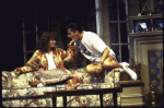 Actors Joanne Camp and Tom Hewitt in a scene from the replacement cast of the Broadway production of the play "The Sisters Rosensweig" (New York)