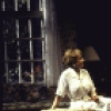 Actors Michael Learned and Hal Linden in a scene from the replacement cast of the Broadway production of the play "The Sisters Rosensweig" (New York)