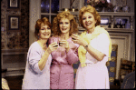 Actresses (L-R) Jennifer Harmon, Deborah Rush and Michael Learned in a publicity shot for the replacement cast of the Broadway production of the play "The Sisters Rosensweig" (New York)