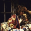 Actors Jennifer Harmon and Tom Hewitt in a scene from the replacement cast of the Broadway production of the play "The Sisters Rosensweig" (New York)