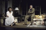 Actors Mariette Hartley and Charles Cioffi in a scene from touring production of the play "The Sisters Rosensweig" (Norfolk)