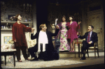 Actors (L-R) Mariette Hartley, Richard Frank, Joan McMurtrey, Caroline Aaron and Ian Stuart in a scene from touring production of the play "The Sisters Rosensweig" (Norfolk)