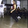 Actor Gregory Hines (C) w. cast members in a rehearsal shot fr. the Broadway musical "Jelly's Last Jam." (New York)