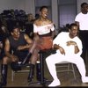 Cast members in a rehearsal shot fr. the Broadway musical "Jelly's Last Jam." (New York)