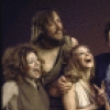 Director Paul Sills (C) with cast in a publicity shot for the Broadway entertainment "Ovid's Metamorphoses" (New York)