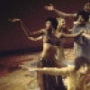 Cast in a scene from the Broadway entertainment "Ovid's Metamorphoses" (New York)