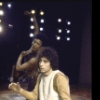 Actors Paul Sand and Paula Kelly in a scene from the Broadway entertainment "Ovid's Metamorphoses" (New York)