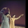 Actors Avery Schreiber and Valerie Harper in a scene from the Broadway entertainment "Ovid's Metamorphoses" (New York)