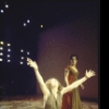 Actresses (L-R) Regina Baff and Valerie Harper in a scene from the Broadway entertainment "Ovid's Metamorphoses" (New York)