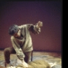 Married actors Richard Schaal and Valerie Harper in a scene from the Broadway entertainment "Ovid's Metamorphoses" (New York)