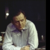 Actor Gene Fanning in a scene from the Off-Broadway play "Small Craft Warnings" (New York)