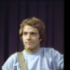 Actor David Huffman in a scene from the Off-Broadway play "Small Craft Warnings" (New York)