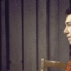 Actor Alan Mixon in a scene from the Off-Broadway play "Small Craft Warnings" (New York)
