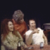 Actors (L-R) Cherry Davis, Helena Carroll, Brad Sullivan, Gene Fanning and David Hooks in a scene from the Off-Broadway play "Small Craft Warnings" (New York)