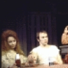 Actors (L-R) Cherry Davis, Brad Sullivan, Helena Carroll, Gene Fanning and David Hooks in a scene from the Off-Broadway play "Small Craft Warnings" (New York)