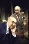 Actors (L-R) Sam Levene & Jack Albertson in a scene fr. the Broadway play "The Sunshine Boys." (New York)