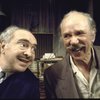 Actors (L-R) Sam Levene & Jack Albertson in a scene fr. the Broadway play "The Sunshine Boys." (New York)