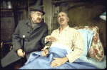 Actors (L-R) Sam Levene & Jack Albertson in a scene fr. the Broadway play "The Sunshine Boys." (New York)