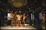 The cast in a production number from the ice show "Paradise on Ice" presented at the Sheraton (New York)