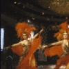 The cast in a production number from the ice show "Paradise on Ice" presented at the Sheraton (New York)