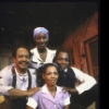 Actors (clockwise, from top) Rhetta Hughes, Robert Guillaume, Melba Moore and Sherman Hemsley in a scene from the SHOWTIME television network production of the musical "Purlie" (New York)