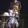 Actors Kathryn Walker & Richard Burton in a scene fr. the Broadway production of the play "Private Lives." (New York)