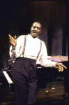 Actor Delroy Lindo in a scene fr. the Playwrights Horizons' production of the play "The Heliotrope Bouquet By Scott Joplin & Lous Chauvin." (New York)
