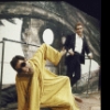 Actors (L-R) Ron Leibman and William Atherton in a scene from the New York Shakespeare Festival production of the play "Rich And Famous" (New York)