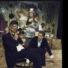 Actors (L-R) Ron Leibman, Anita Gillette and William Atherton in a scene from the New York Shakespeare Festival production of the play "Rich And Famous" (New York)