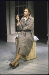 Actress Kate Nelligan in a scene from the New York Shakespeare Festival's production of the play "Plenty" (New York)