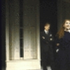 Actors (L-R) Edward Herrmann, Madeleine Potter, Ellen Parker and Kate Nelligan in a scene from the New York Shakespeare Festival's production of the play "Plenty" (New York)