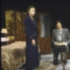 Actors (L-R) Kate Nelligan, Edward Herrmann and Ellen Parker in a scene from the New York Shakespeare Festival's production of the play "Plenty" (New York)