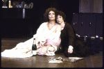 Actresses (L-R) Elizabeth Ashley and Marcia Jean Kurtz in a scene from the Playwrights Horizons' production of the play "When She Danced" (New York)