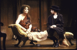 Actresses (L-R) Elizabeth Ashley and Marcia Jean Kurtz in a scene from the Playwrights Horizons' production of the play "When She Danced" (New York)