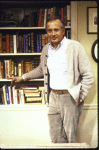 Playwright A. R. Gurney in a publicity shot fr. the Playwrights Horizons' production of the play "The Perfect Party." (New York)