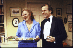 Actors Debra Mooney & John Cunningham in a  scene fr. the Playwrights Horizons' production of the play "The Perfect Party." (New York)