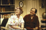 Actors Kate McGregor-Stewart & David Margulies in a  scene fr. the Playwrights Horizons' production of the play "The Perfect Party." (New York)