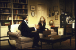 Actors John Cunningham & Charlotte Moore in a  scene fr. the Playwrights Horizons' production of the play "The Perfect Party." (New York)