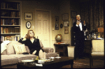 Actors John Cunningham & Charlotte Moore in a  scene fr. the Playwrights Horizons' production of the play "The Perfect Party." (New York)