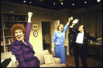 Actors (L-R)  Kate McGregor-Stewart, Debra Mooney & David Margulies in a  scene fr. the Playwrights Horizons' production of the play "The Perfect Party." (New York)