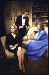 Actors (L-R) Charlotte Moore, John Cunningham & Debra Mooney in a  scene fr. the Playwrights Horizons' production of the play "The Perfect Party." (New York)